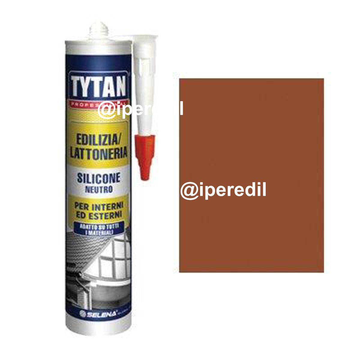 SILICONE NEUTRO TYTAN RAME RAL 8004 ML 300 - 08396924