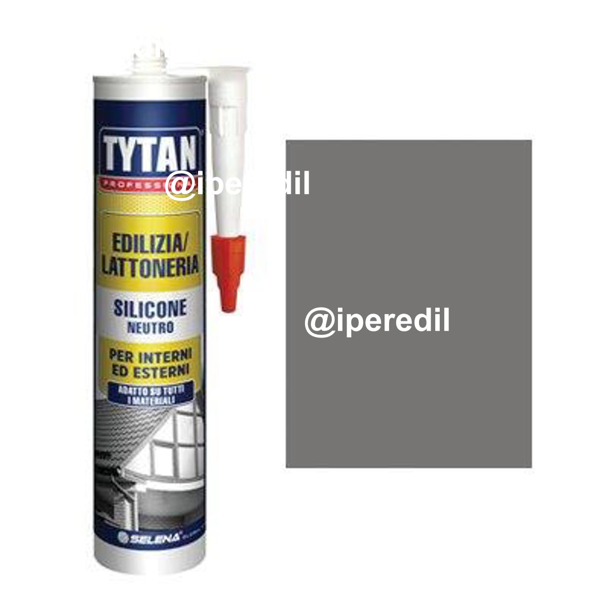 SILICONE NEUTRO TYTAN GRIGIO RAL 7042 ML 300 - 08396925