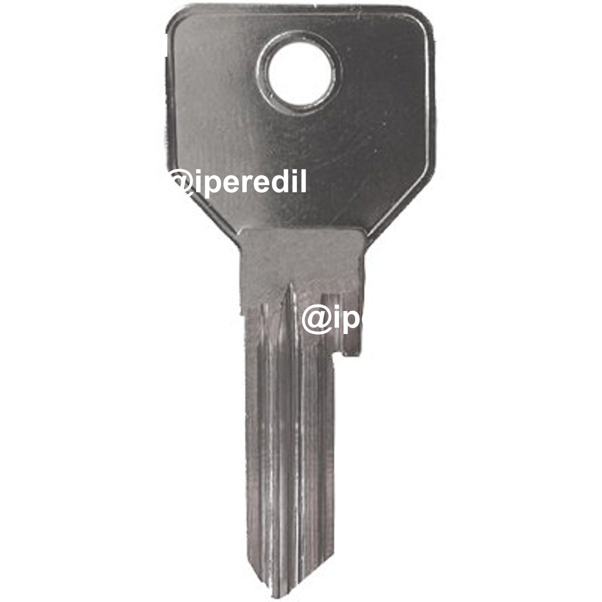 CHIAVE PIATTA 10700 4 SPINE HAND CISA OTTONE NICHELATO - 08598126