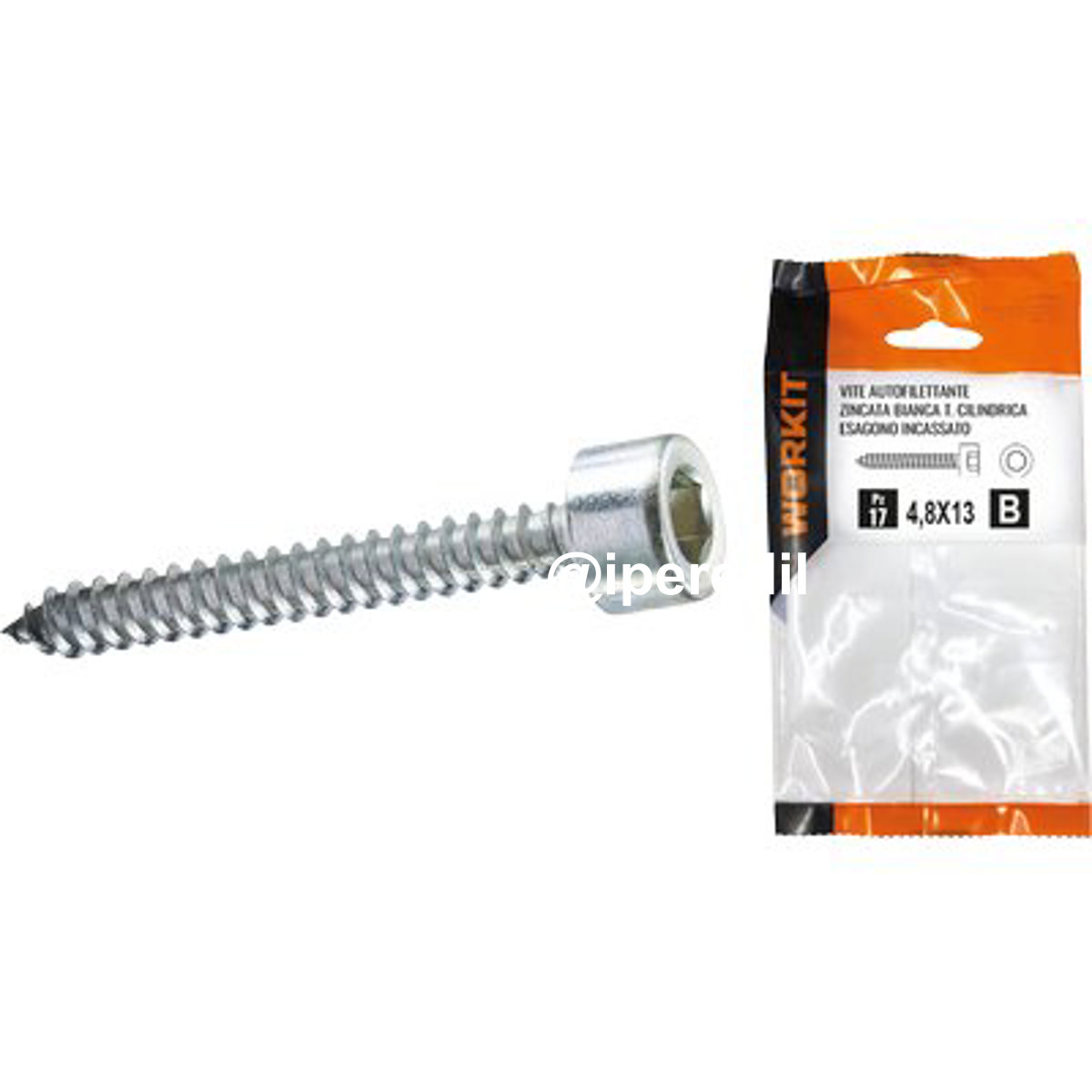 VITE AUTOFILETTANTE TCCE SELF WORKIT ZINCATA BIANCA MM 4,8X16 CF=PZ 16