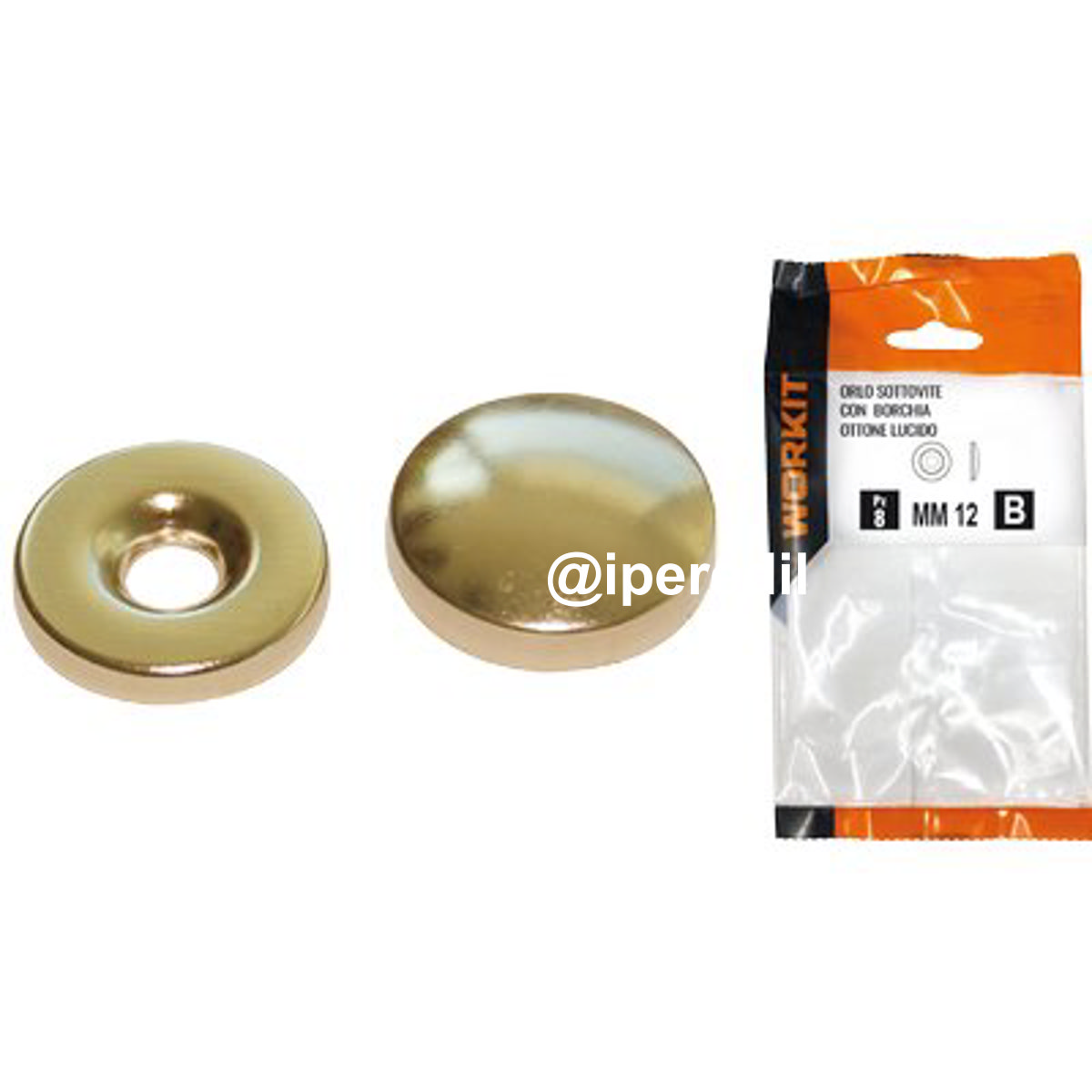 ORLO SOTTOVITE + BORCHIA OTTONE LUCIDO SELF WORKIT MM 20 CF=PZ 6