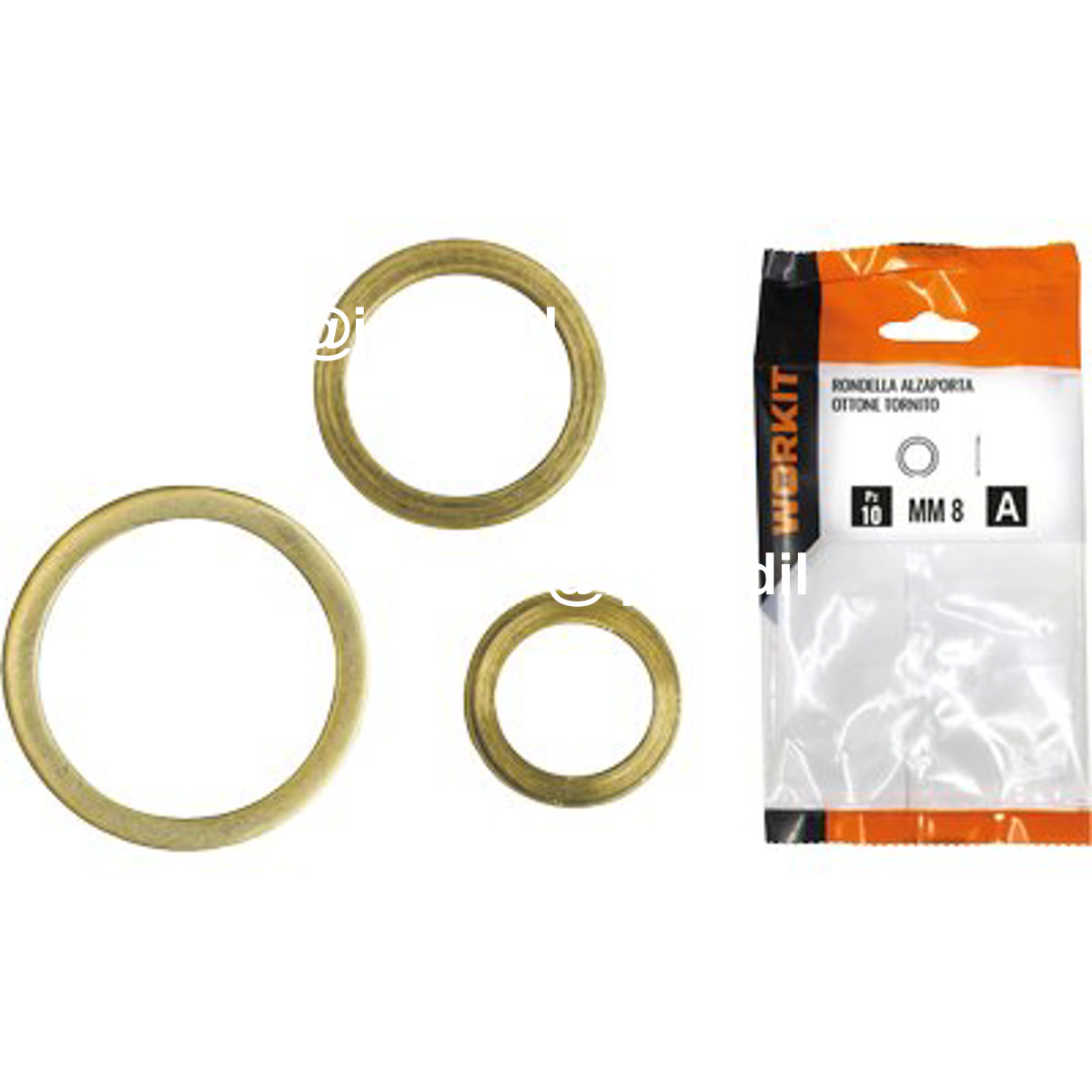 RONDELLA ALZAPORTA SELF WORKIT OTTONE TORNITO MM 12 CF=PZ 5