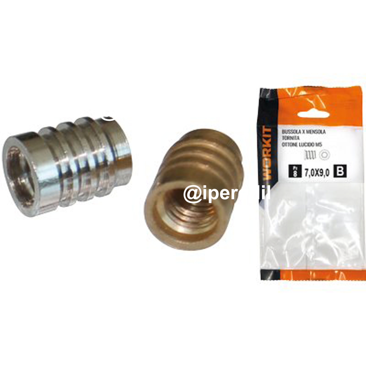 BUSSOLA X MENSOLA SELF WORKIT TORNITA OTTONE NIC MM 7X9 FILETTO M5 CF=PZ 14
