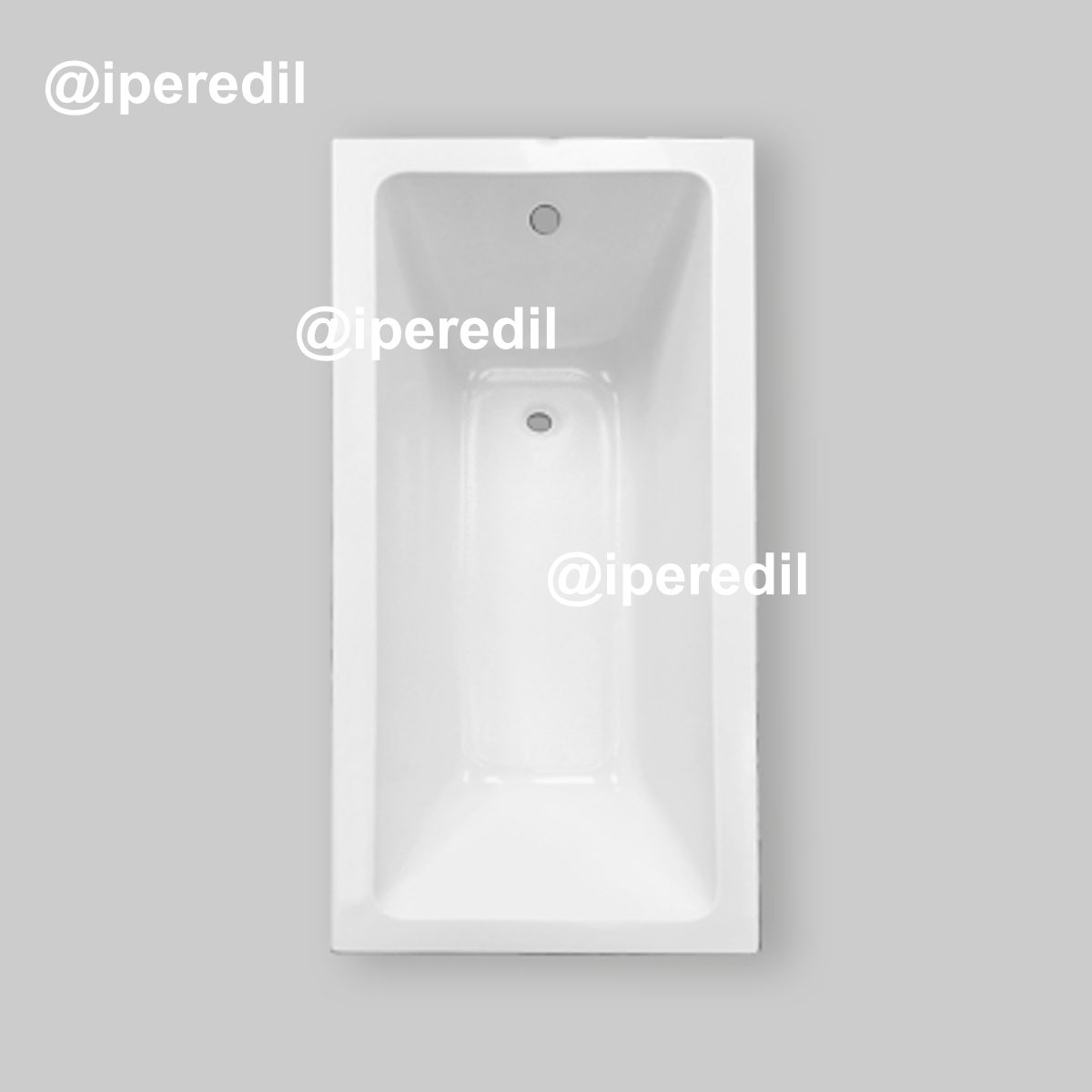 VASCA DENISE RETTANGOLARE SOLO GUSCIO 170x70 cm