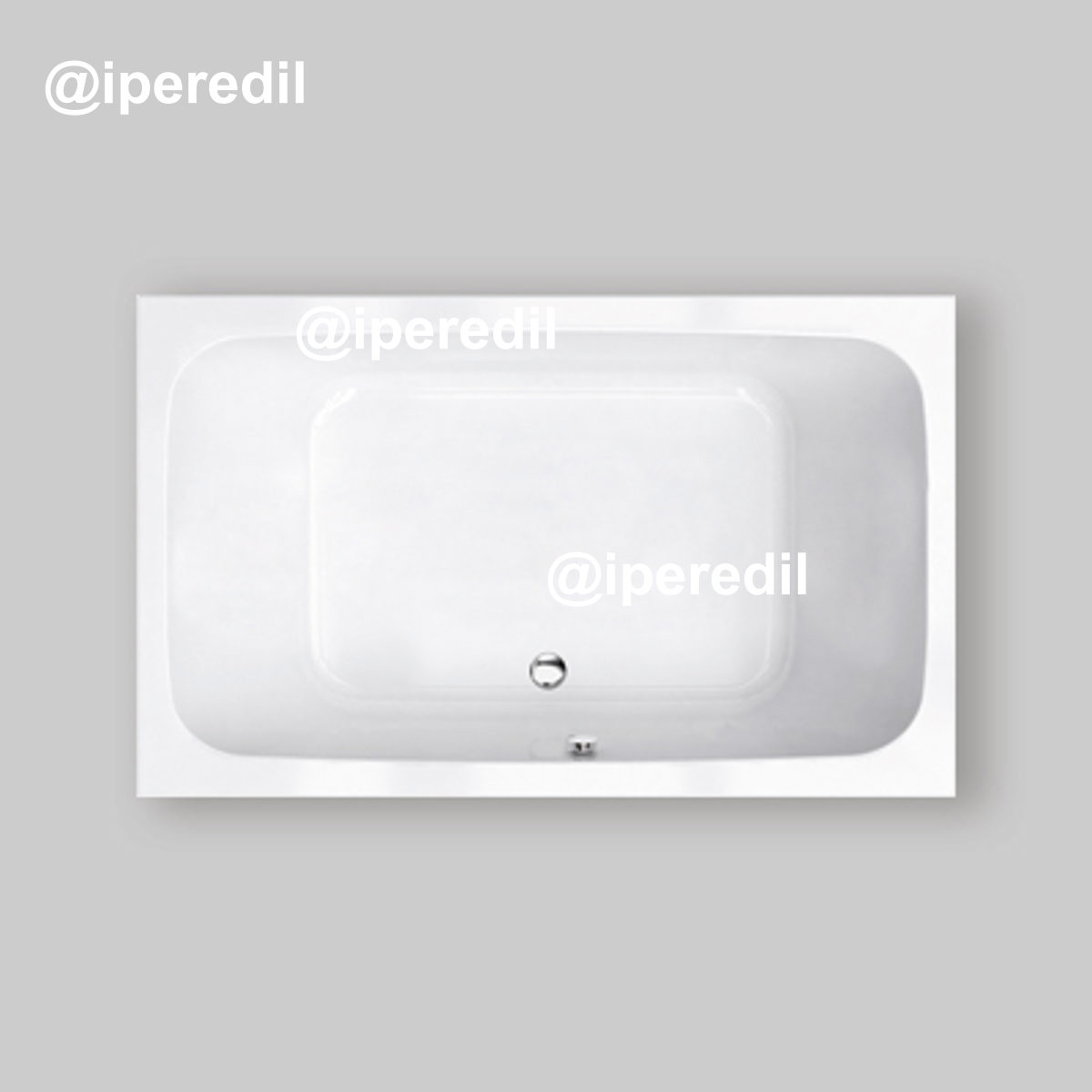 VASCA RETTANGOLARE POP SOLO GUSCIO 180x80 cm