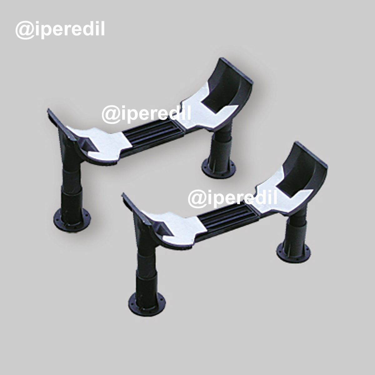 PIEDINI PER GUSCIO VASCA IN ACCIAIO Coppia