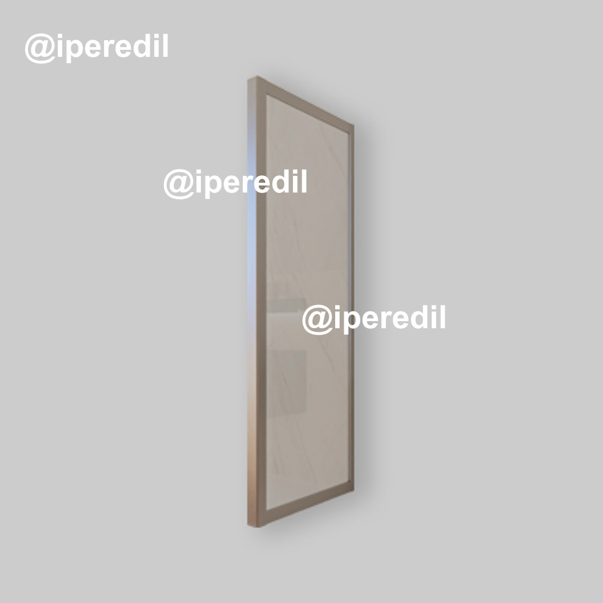 PARETE DOCCIA FISSA "ZETA" SILVER 77-80 cm