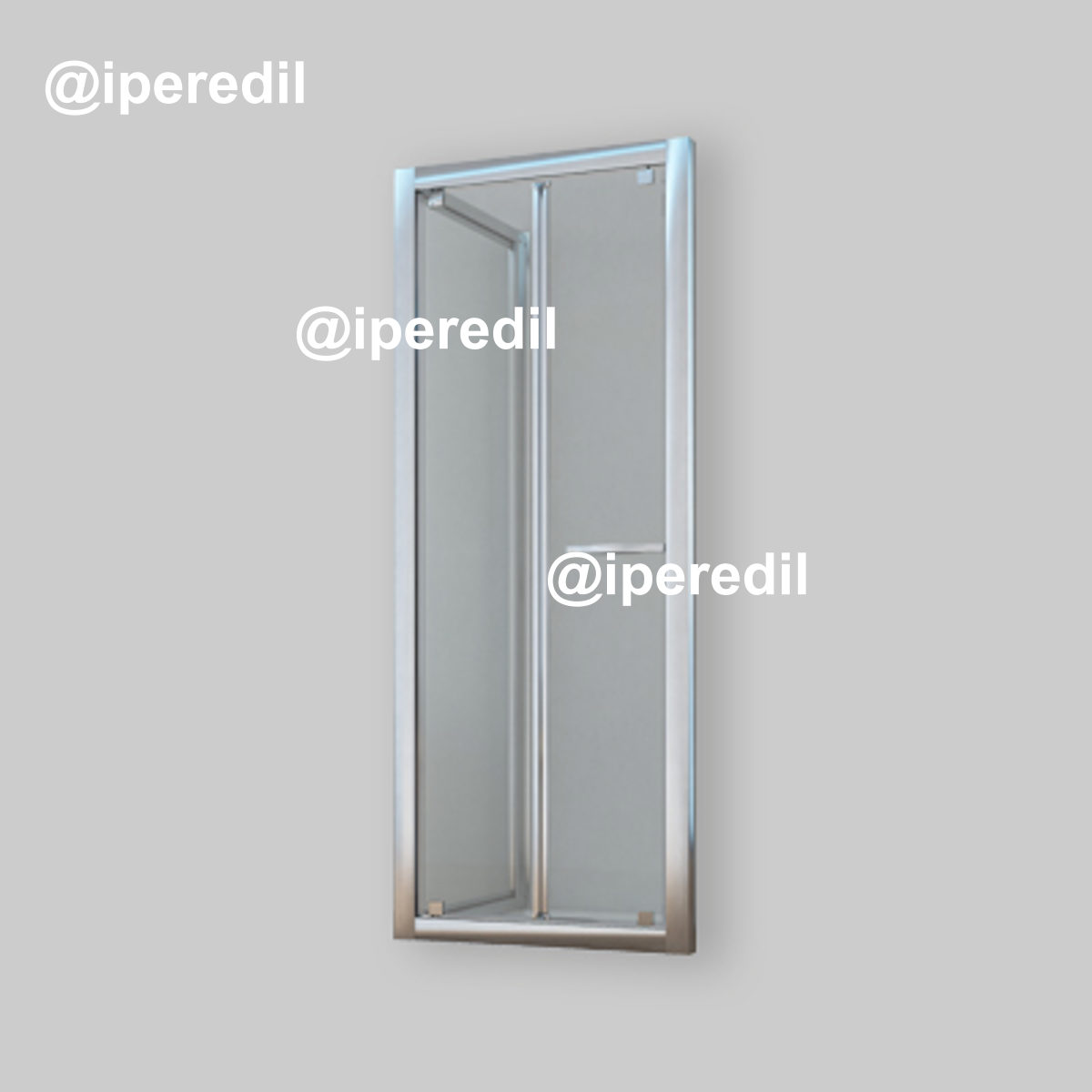 PORTA DOCCIA A SOFFIETTO "oxi.SLIDE" VETRO TRASPARENTE 96-104 cm Ap. 67