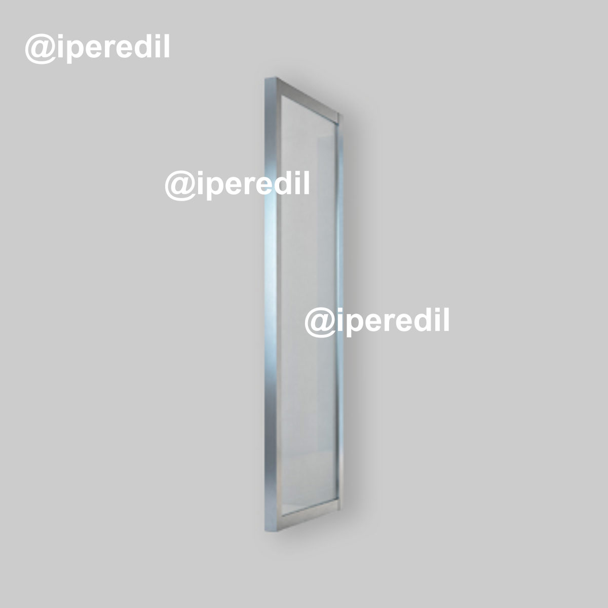 PARETE DOCCIA FISSA "oxi.SLIDE F1S" VETRO TRASPARENTE 75-81 cm