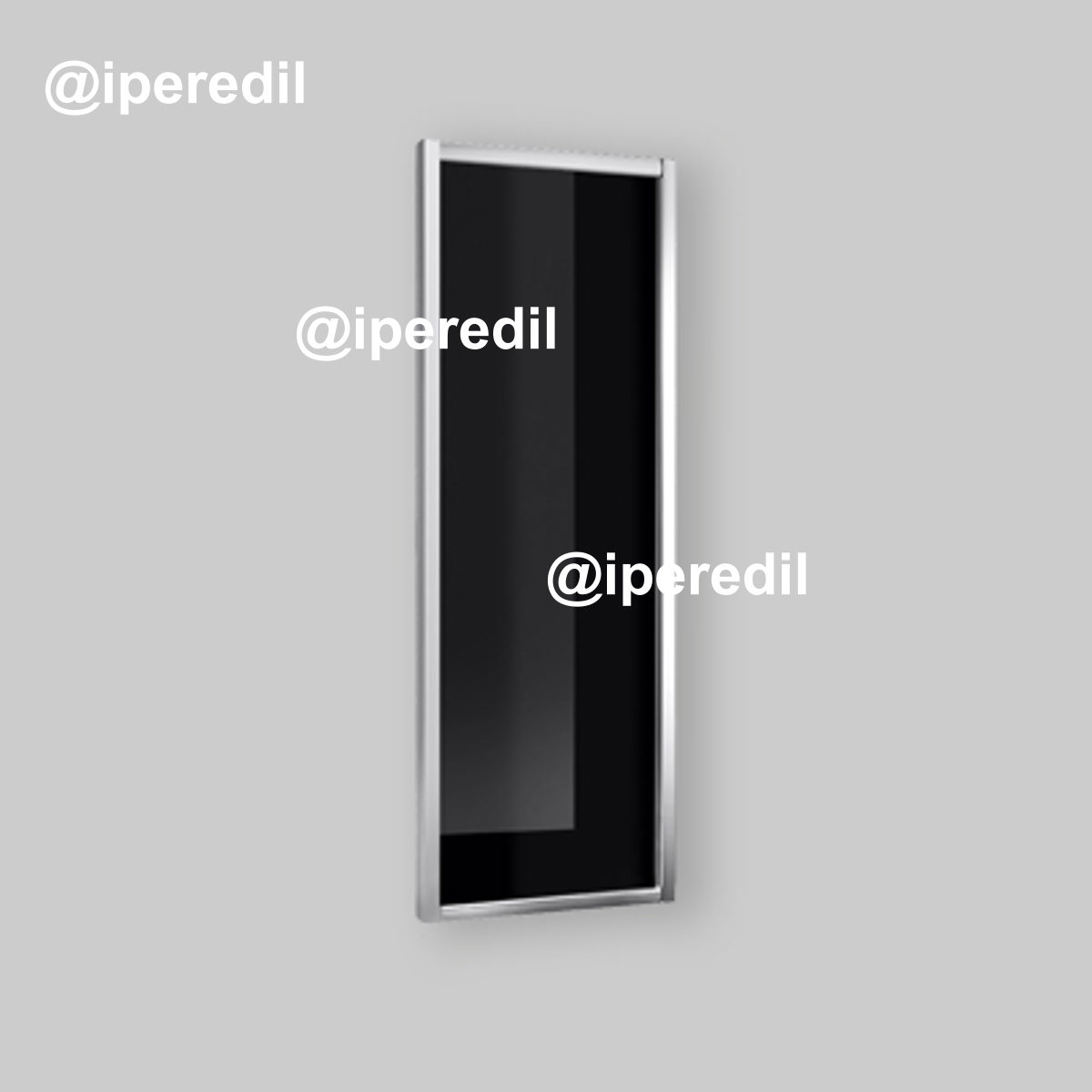PARETE DOCCIA FISSA "SMERALDA" VETRO TRASPARENTE C Sp.3 mm PROFILO CROMO 73-77 cm