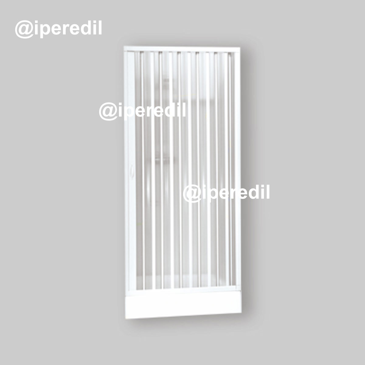 PORTA DOCCIA A SOFFIETTO IN PVC 140 cm