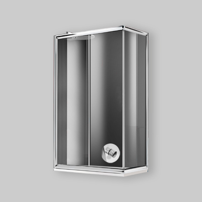 LATO PER BOX DOCCIA FAST TRASPARENTE CROMO 73-75 Ap. 39