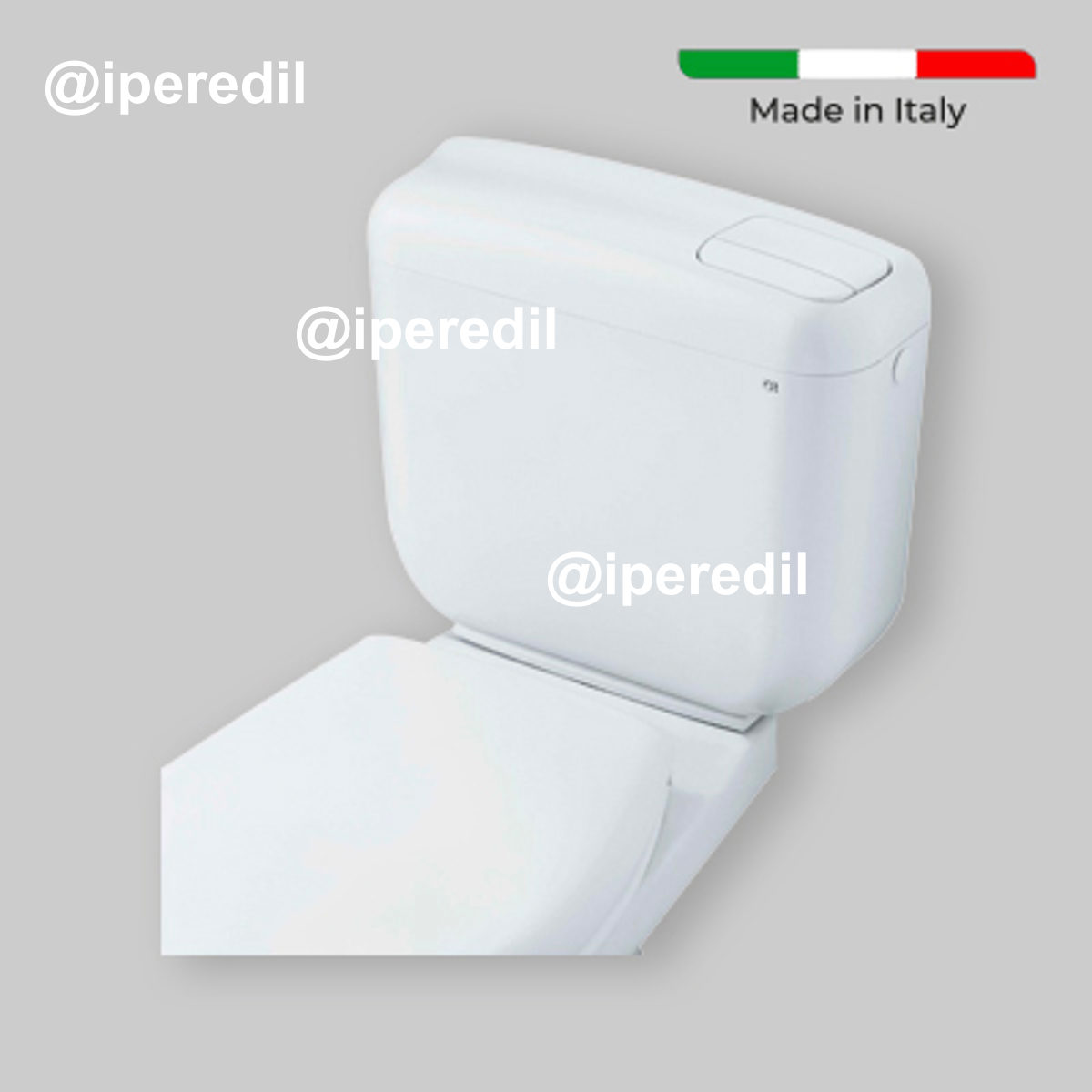 CASSETTA SI SCARICO A ZAINO "CONCEPT MONOBLOC" DOPPIO TASTO Bianca