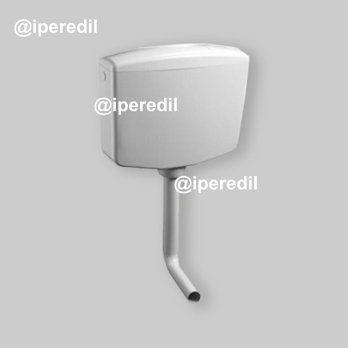 CASSETTA DI SCARICO A ZAINO "HIVORY" Monotasto