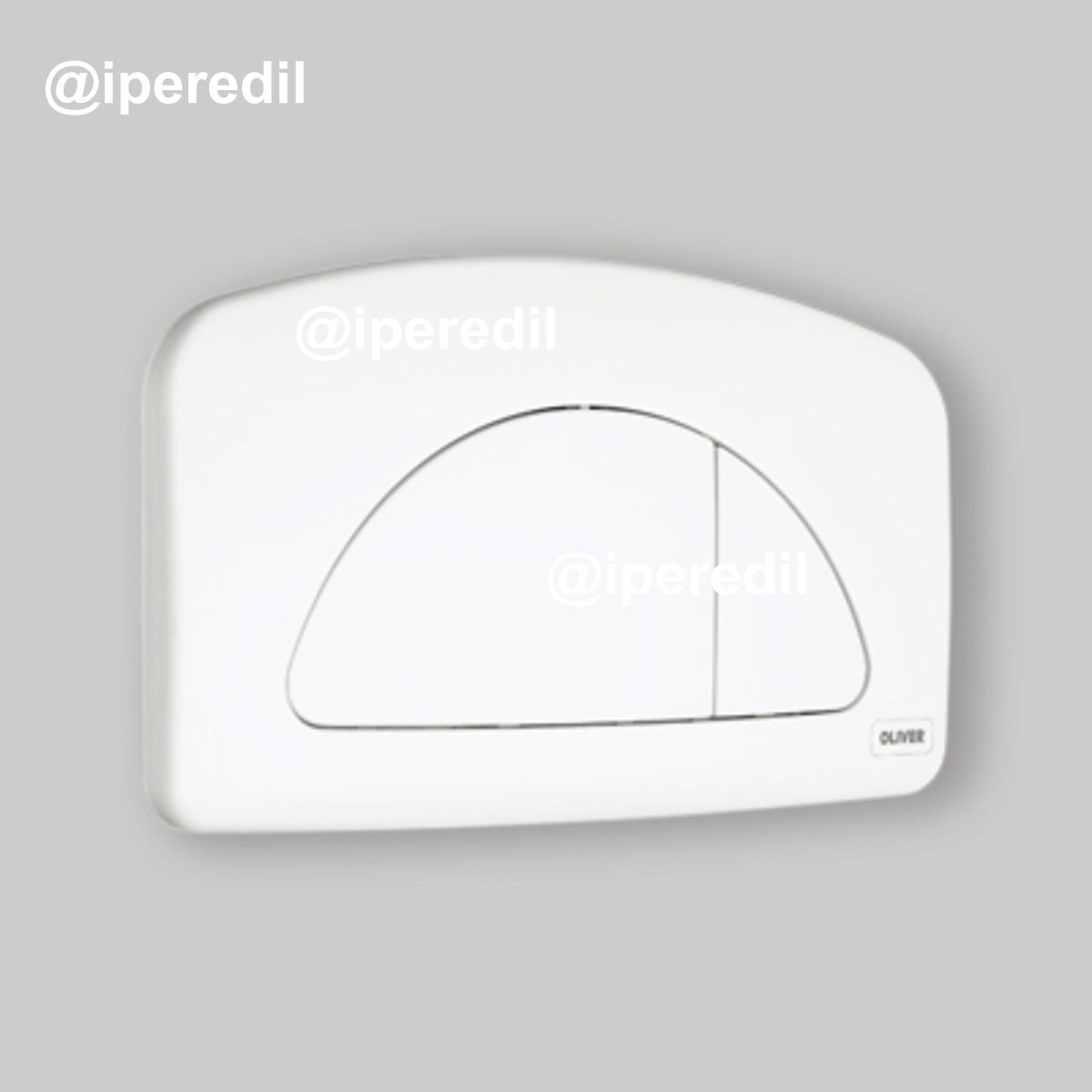 PLACCA DI COMANDO PER CASSETTA DI SCARICO AD INCASSO "DIAMANTE 2" Cromata