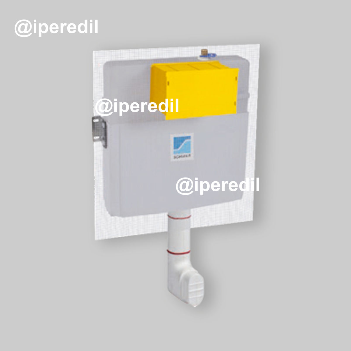 CASSETTA DI SCARICO AD INCASSO "UP 199" Doppio scarico