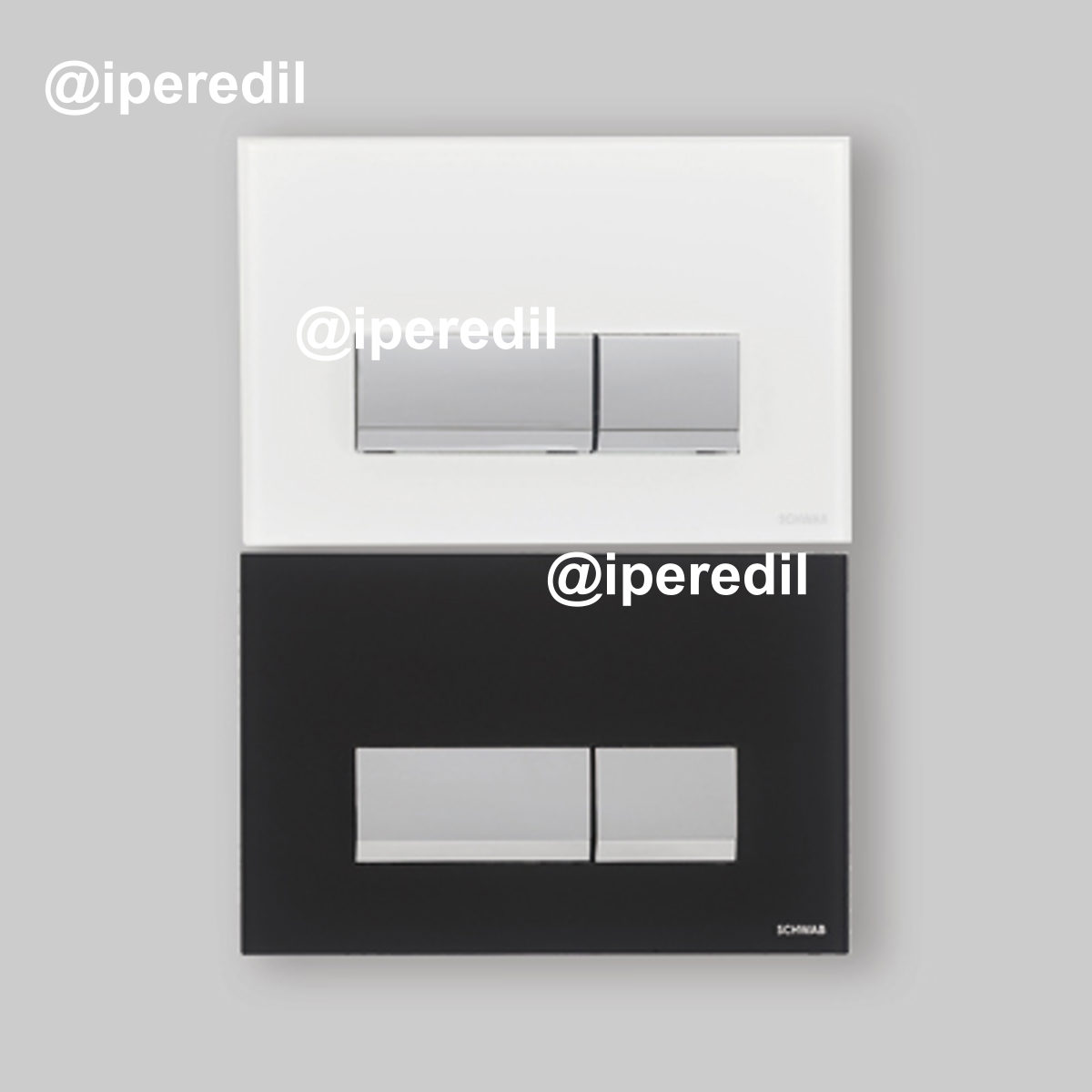 PLACCA DI COMANDO PER CASSETTA SCHWAB "MAGNUS" Vetro Bianco