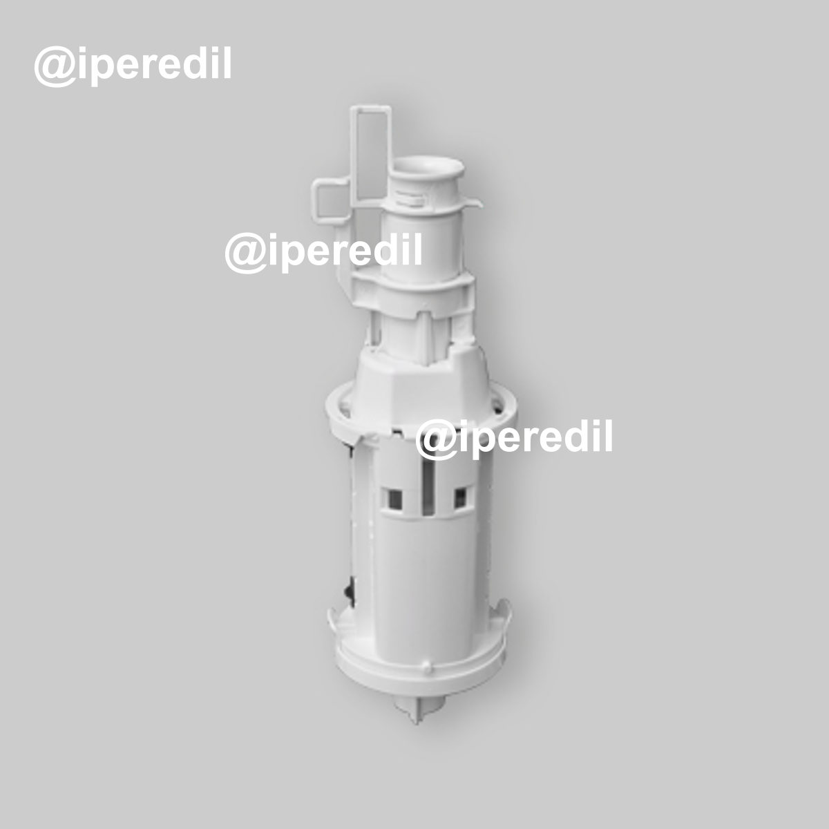 MECCANISMO DI SCARICO DOPPIO PER CASSETTA A ZAINO "IRIS" Con guarnizione