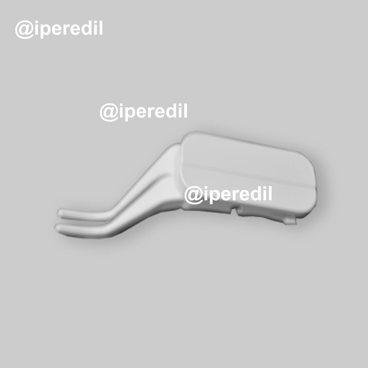 TASTO DI COMANDO PER CASSETTA A ZAINO "IRIS" DOPPIO SCARICO Bianco