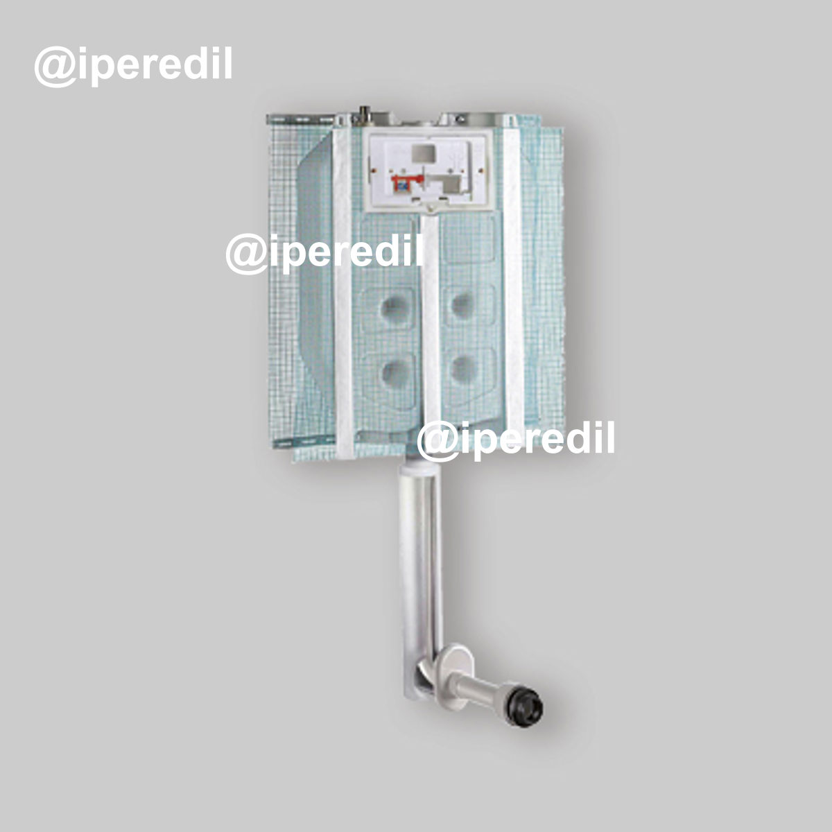 CASSETTA DI SCARICO AD INCASSO "SARA" Singolo Scarico