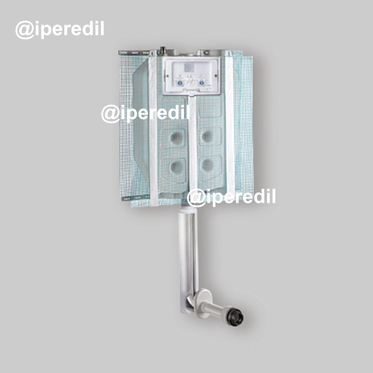 CASSETTA DI SCARICO AD INCASSO "ECO" Doppio Scarico