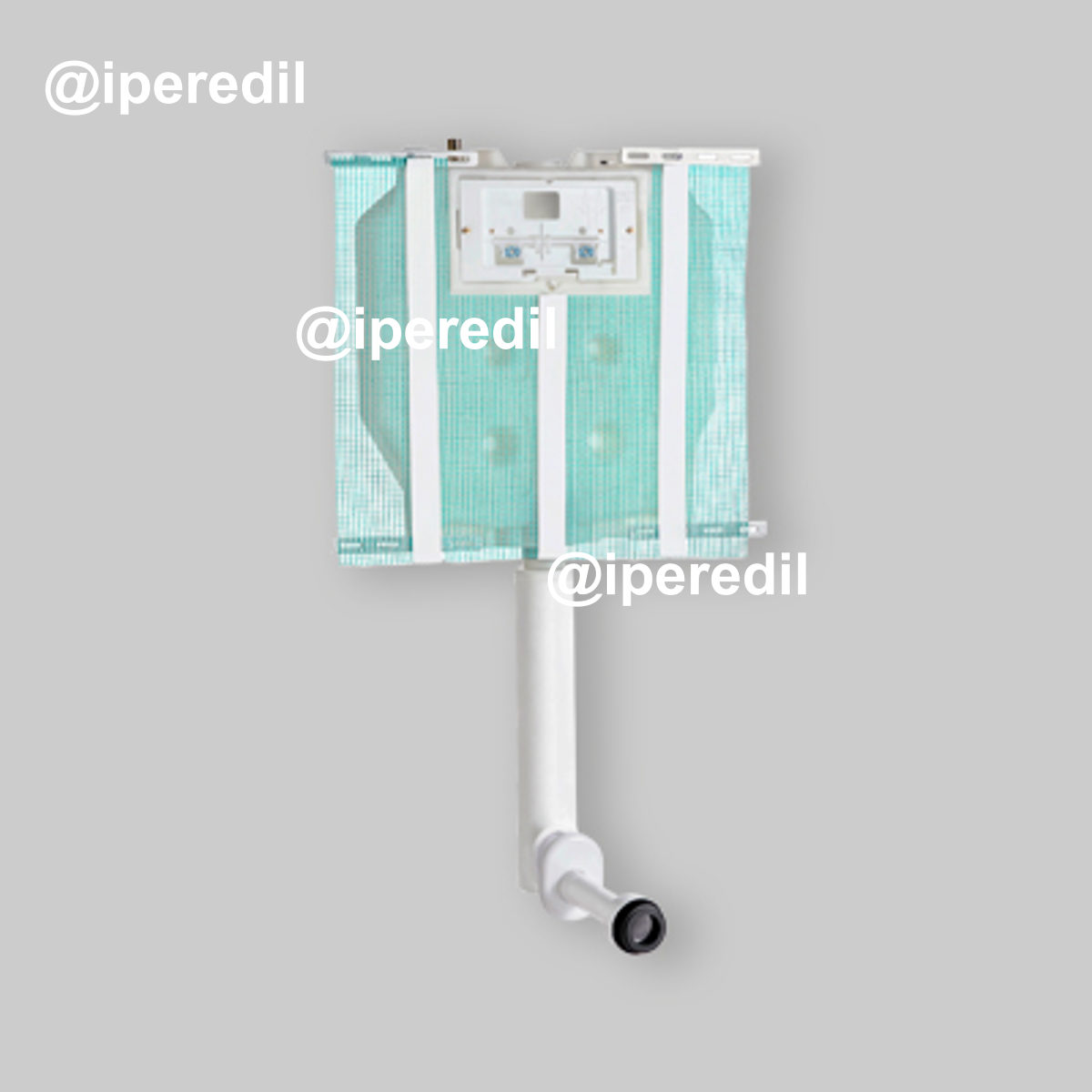 CASSETTA DI SCARICO AD INCASSO "ECO" 6 LT. Doppio Scarico