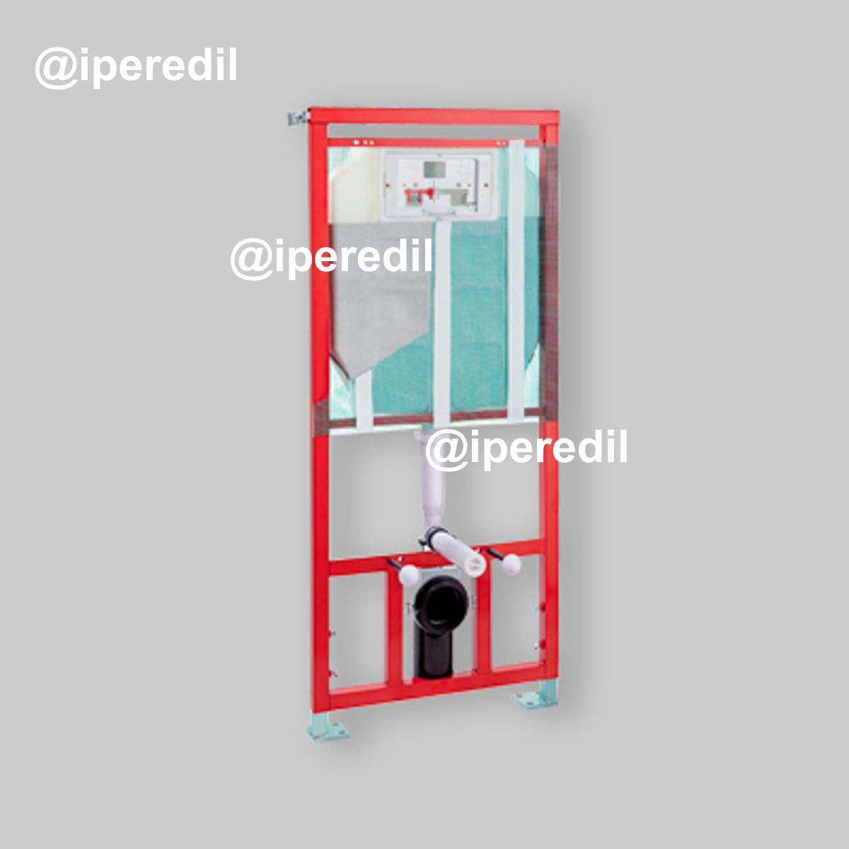 CASSETTA DI SCARICO AD INCASSO "SARA" MODULO PER VASO SOSPESO Singolo Scarico