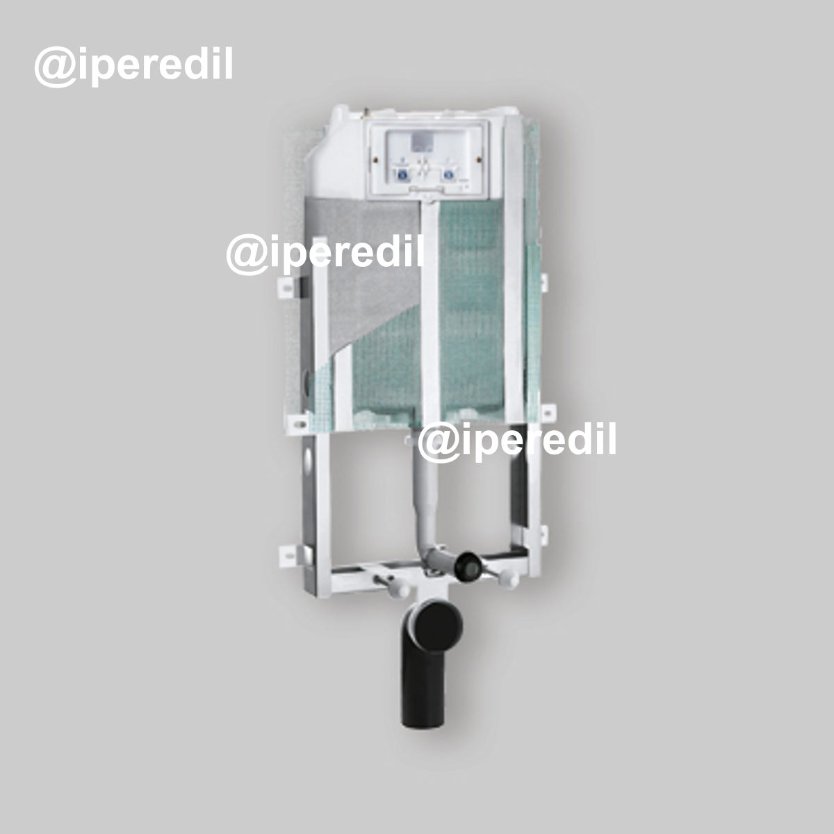 CASSETTA DI SCARICO AD INCASSO "ECO RAPIDO" Doppio Scarico