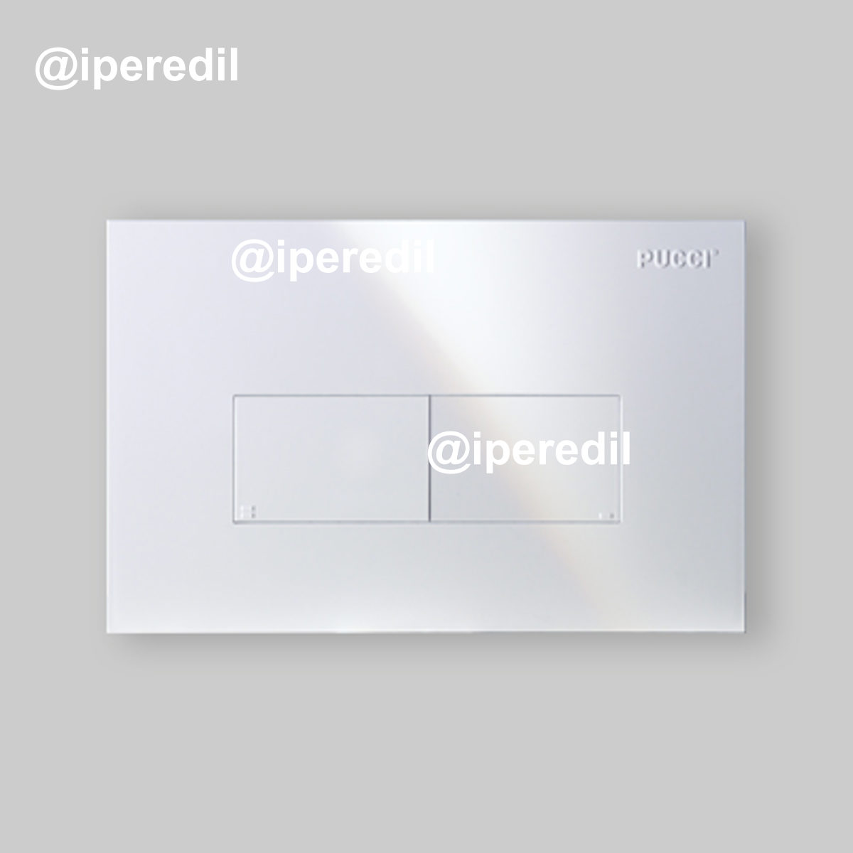 PLACCA DI COMANDO "ECO LINEA" Bianca