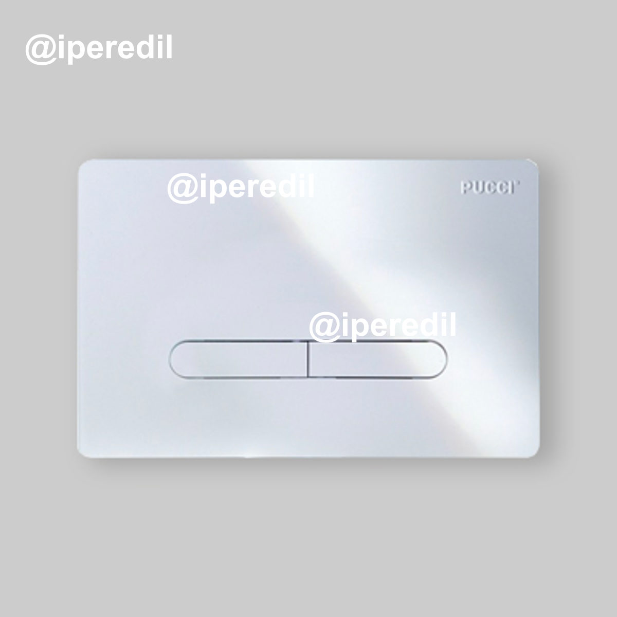 PLACCA DI COMANDO "ECO TRATTO 4,7" Cromo