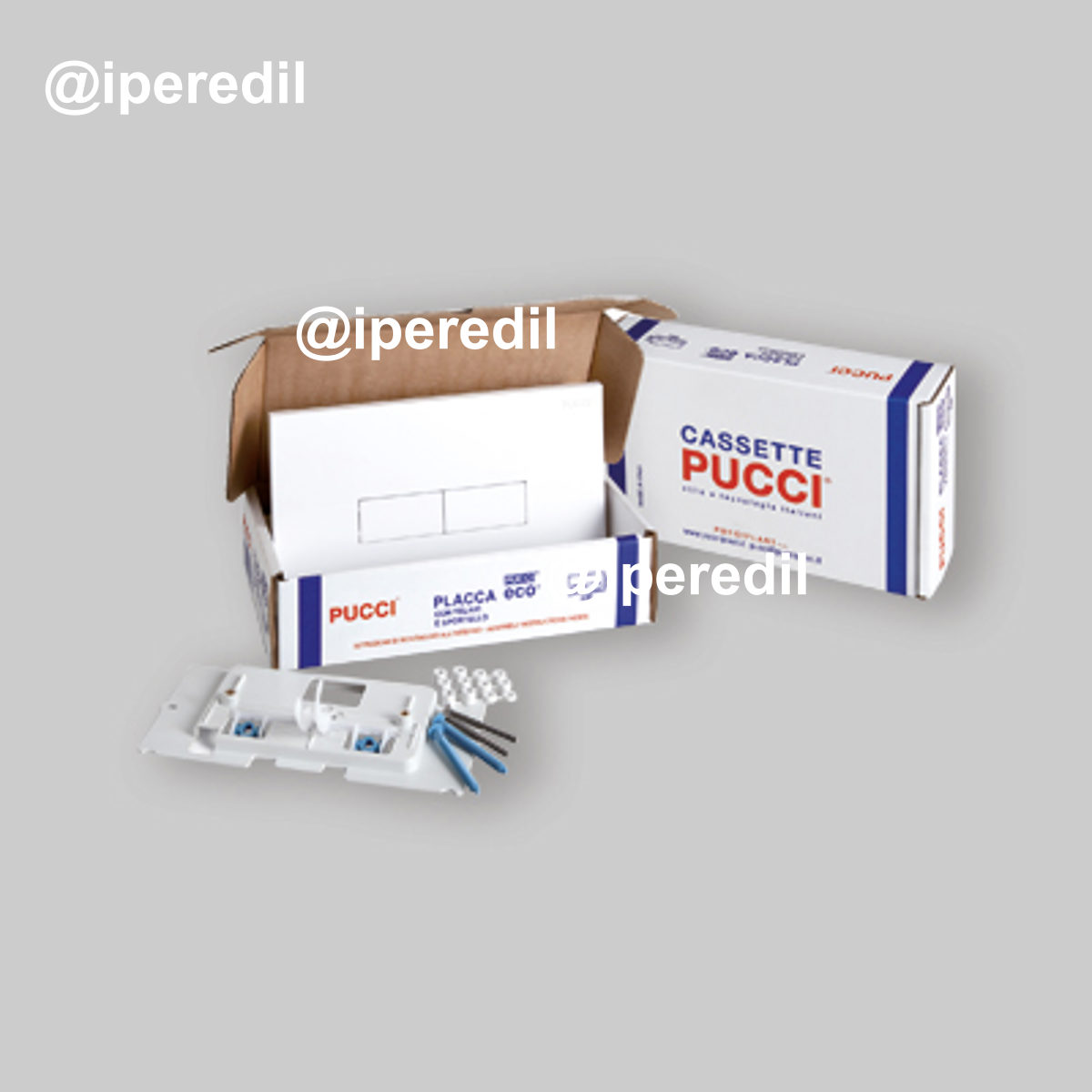 KIT "ECO 310" DOPPIO TASTO Cromo