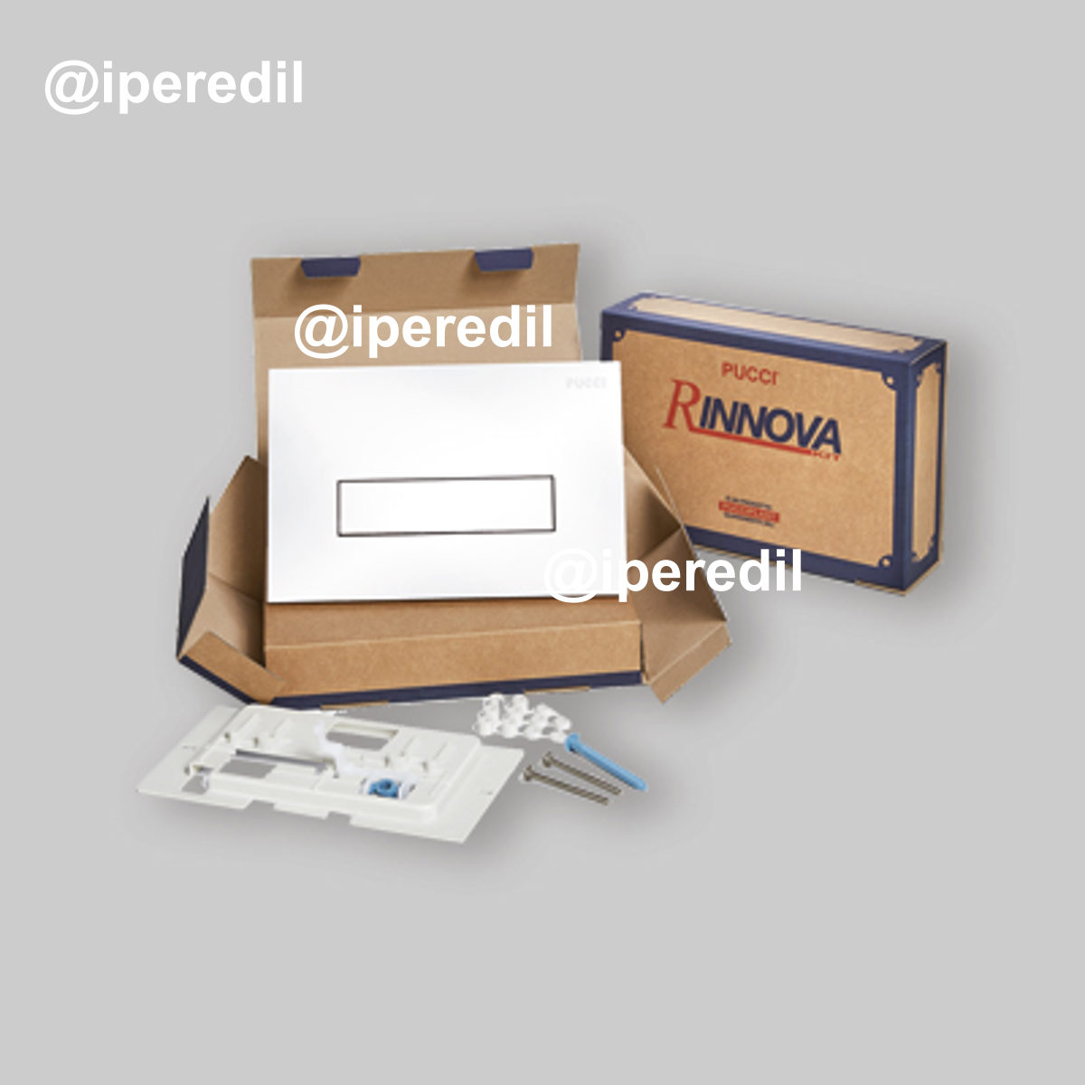 KIT "SARA RINNOVA" MONOTASTO Cromo mm 10