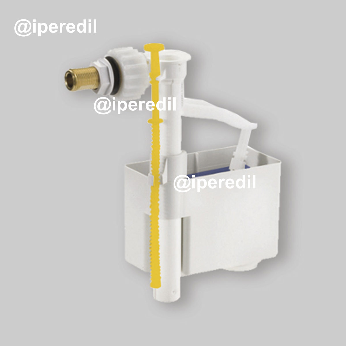 RUBINETTO GALLEGGIANTE PER CASSETTA IN CERAMICA 3/8" Laterale