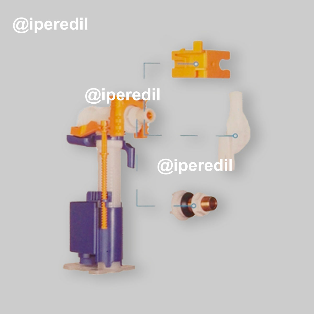 RUBINETTO GALLEGGIANTE UNIVERSALE "UNIC" 3/8"