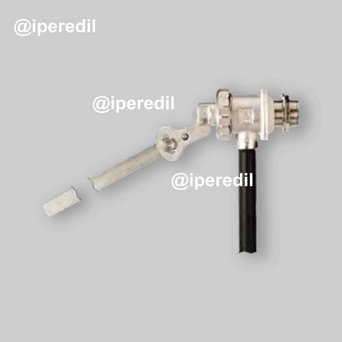 GALLEGGIANTE IN OTTONE SILENZIOSO REGOLABILE CON ASTA PIATTA 3/4"