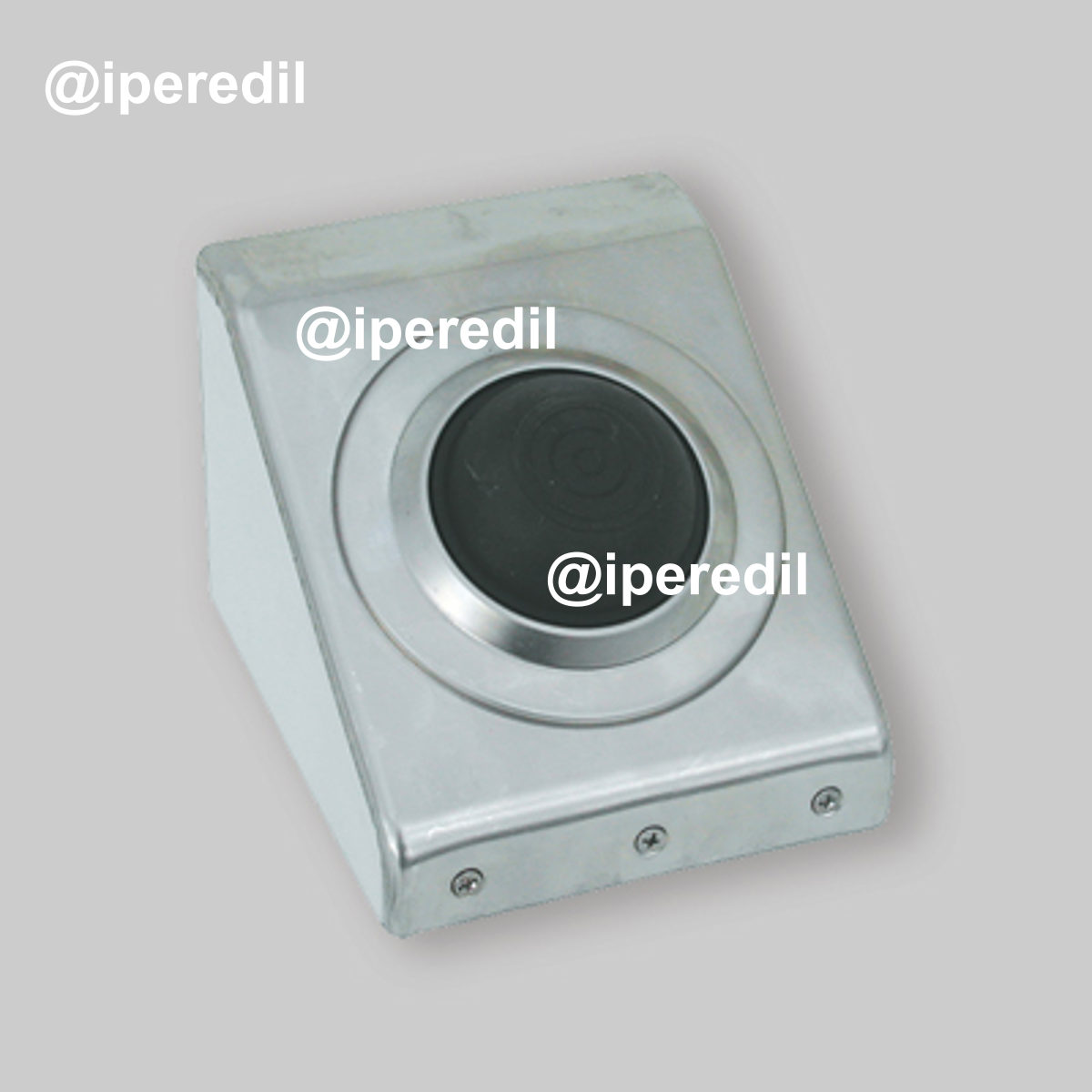 COMANDO PNEUMATICO A PEDALE ESTERNO A PAVIMENTO O PARETE CON PLACCA INOX Per 'Sara Pneu'