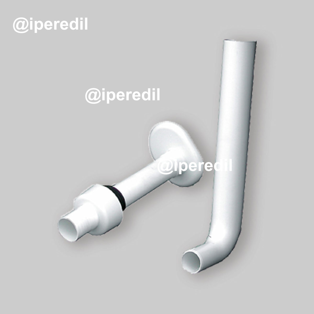 TUBO DI RISCIACQUO REGOLABILE PER CASSETTA DI SCARICO "SARA PNEUMATICA" 35x11