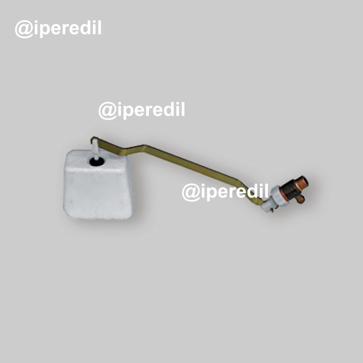 RUBINETTO GALLEGGIANTE CON ATTACCO CENTRALE PER CASSETTA INCASSO RAME Completo