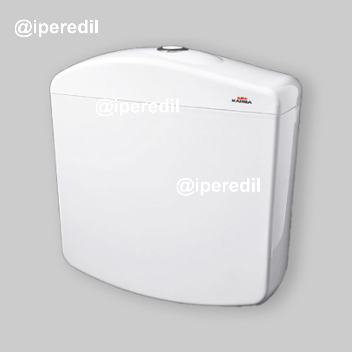 CASSETTA DI SCARICO A ZAINO "BIBLO CLASSIC" MONOTASTO Bianca