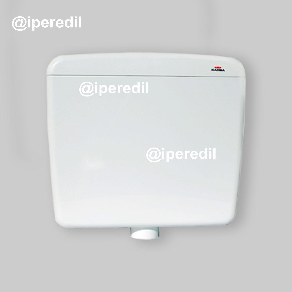 CASSETTA DI SCARICO A ZAINO "SUPER" DOPPIO TASTO Bianca