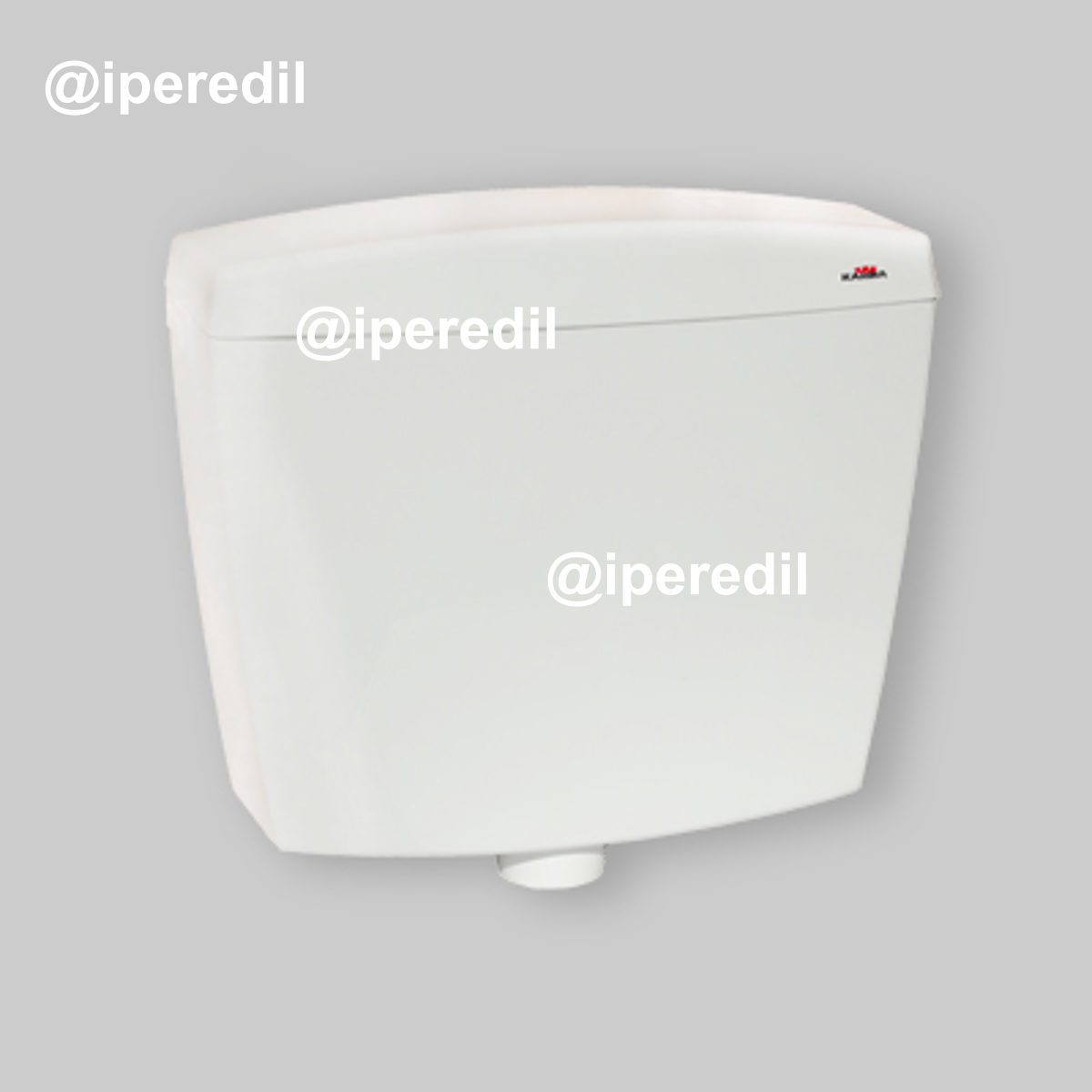 CASSETTA DI SCARICO A ZAINO "TIPO" MONOTASTO Bianca