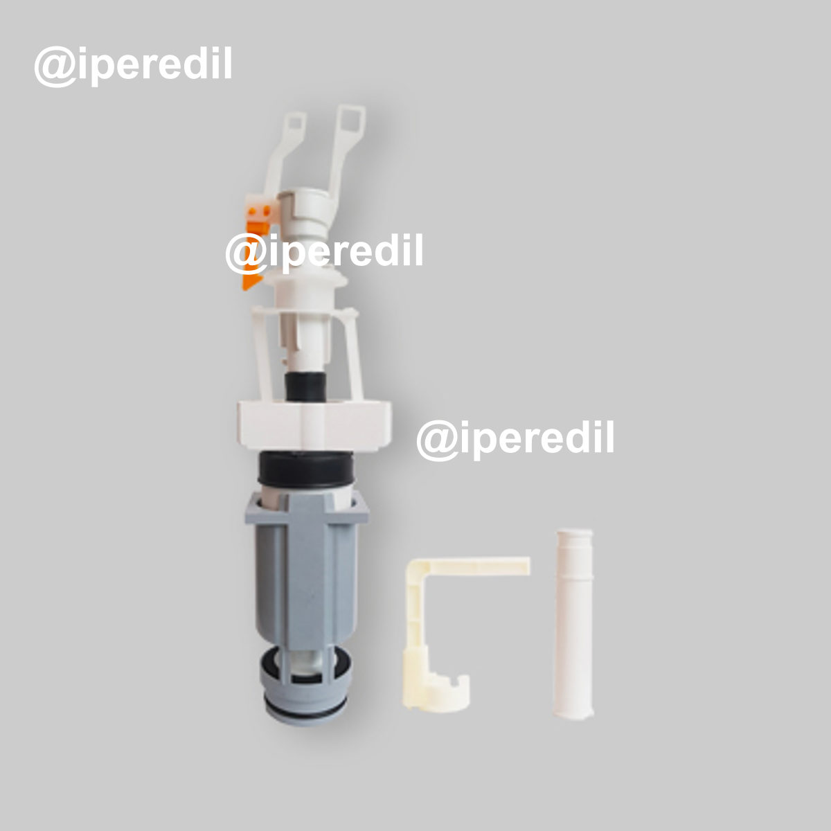 VALVOLA DI SCARICO PER CASSETTA DI SCARICO AD INCASSO "DIAMANTE EVO 330" Doppio scarico