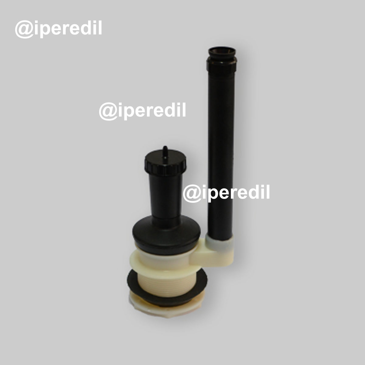 VALVOLA DI SCARICO IN PLASTICA A PULSANTE PER CASSETTA MONOBLOCCO -