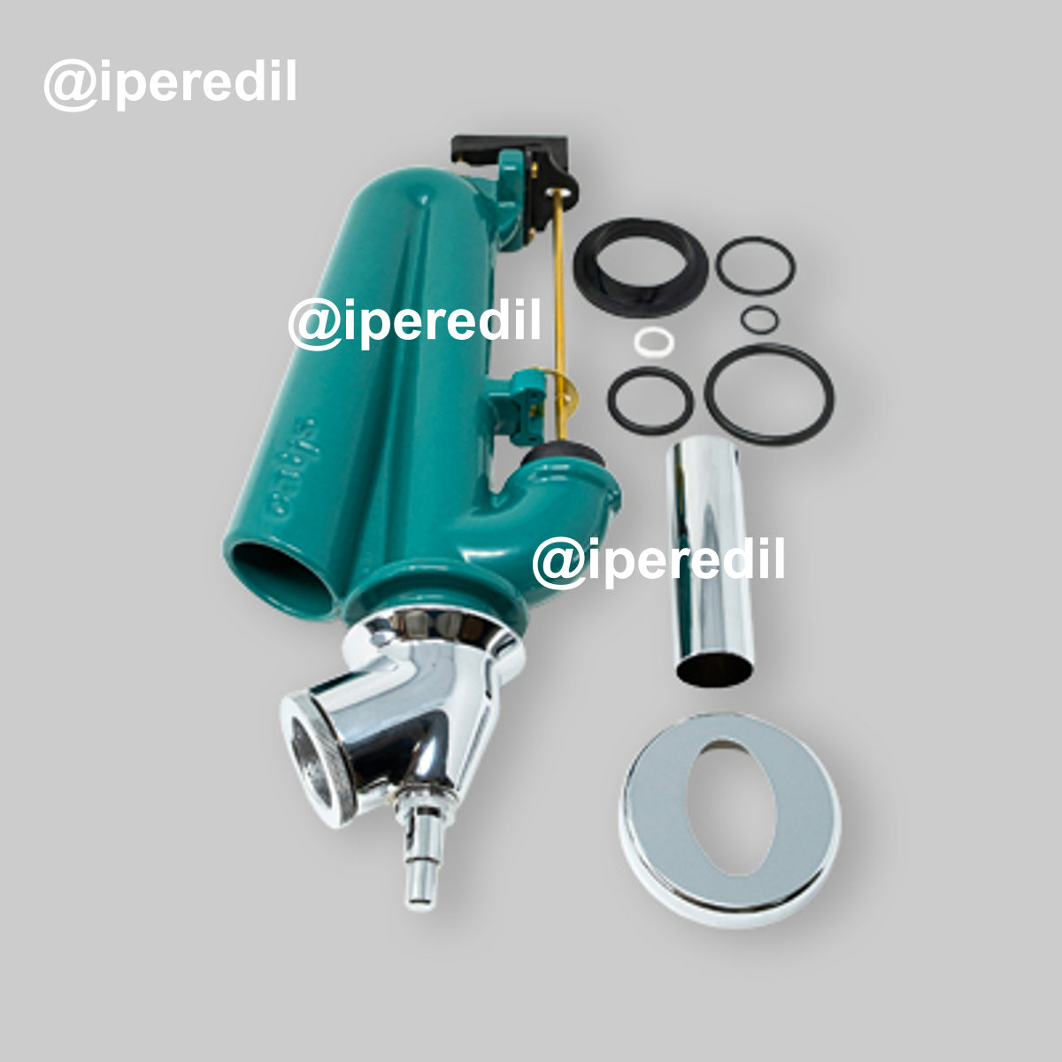 SIFONE CATIS "JUNIOR" COMPLETO 1"1/4 - Cromo