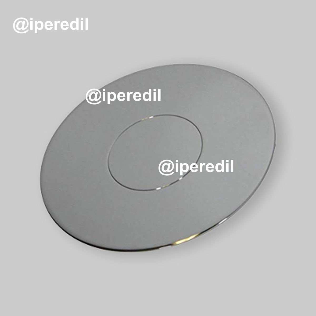 PULSANTE ROTONDO TIPO CATIS Cromo