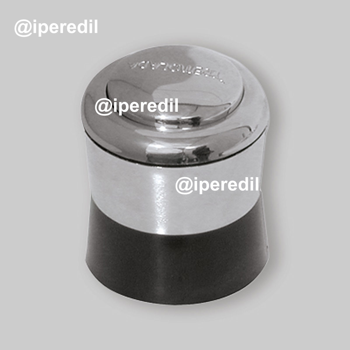 PULSANTE DI COMANDO PNEUMATICO UNIVERSALE PER CASSETTA Cromo