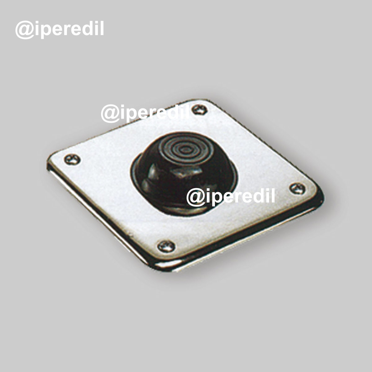 COMANDO PNEUMATICO A PAVIMENTO VERSIONE INCASSO Cromo