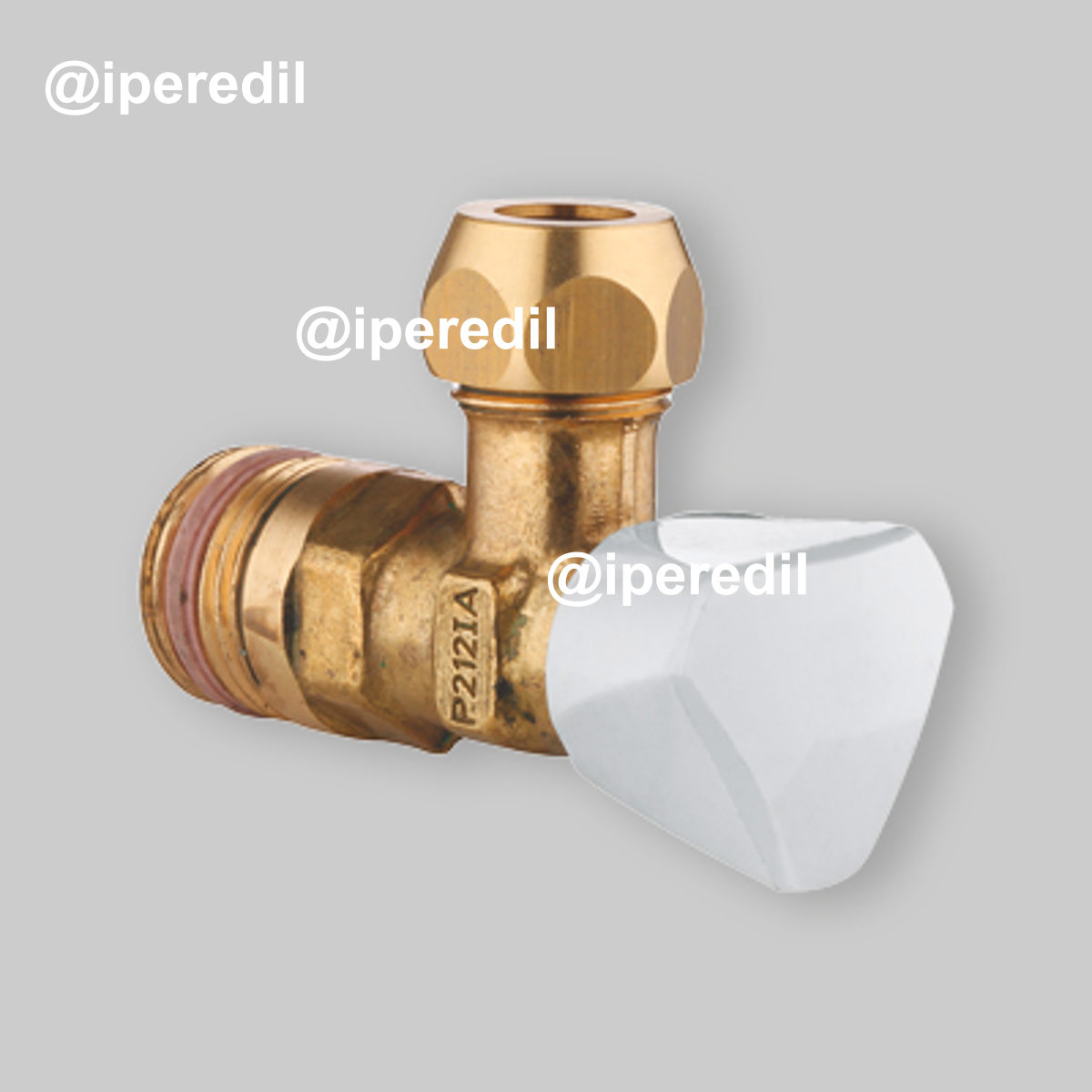 RUBINETTO D'ARRESTO PER CASSETTA INCASSO GROHE MODELLO "GD2" 1/2" x 3/8"