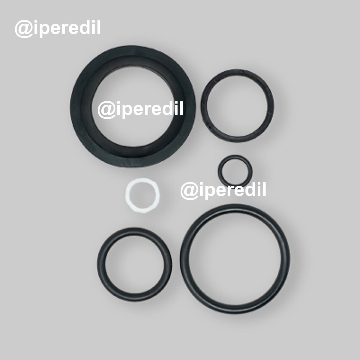 KIT GUARNIZIONI PER SIFONE CATIS "JUNIOR" 5 Pz