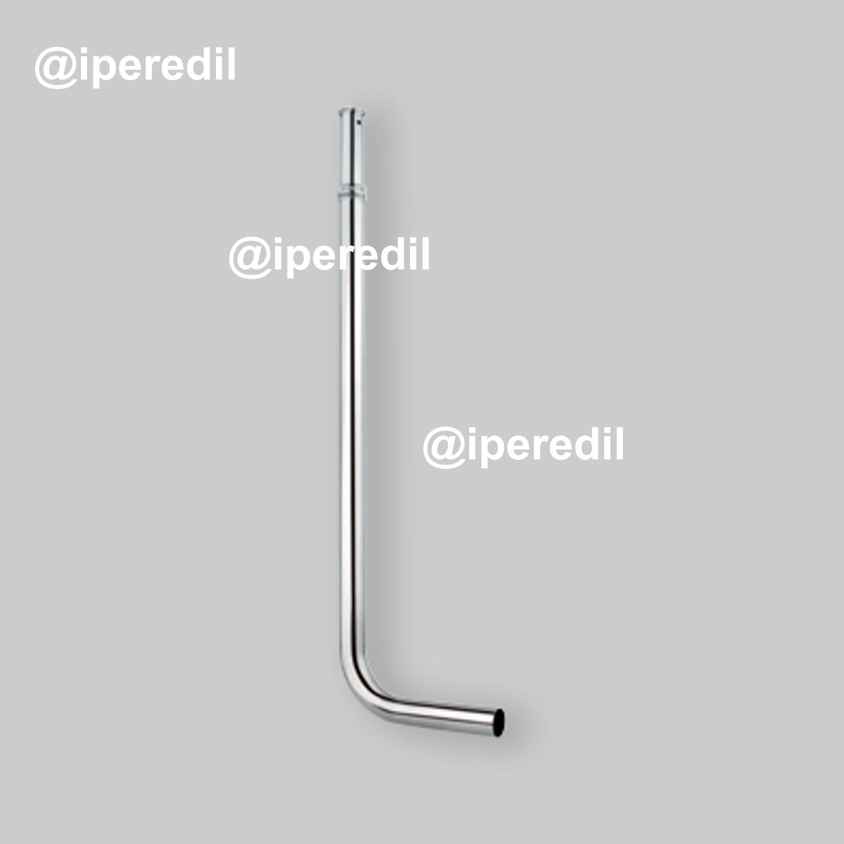 TUBO DI RISCIACQUO A L REGOLABILE ALTO PER PASSO RAPIDO ESTERNO Ø26 x 3/4"